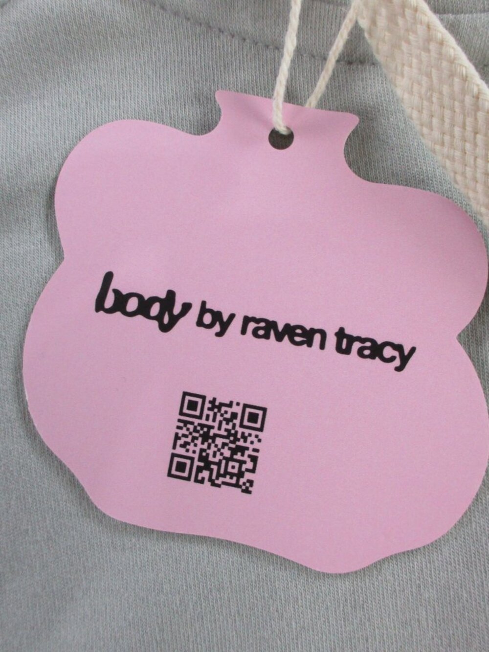 Body by Raven Tracy Hoodie Womens XS Heather Gray Essentials Zip Sweatshirt NEW - Picture 4 of 11